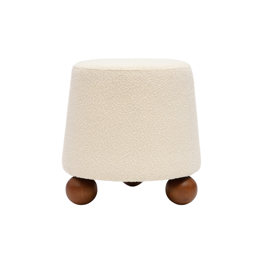 Mell Stool Cream Boucle
