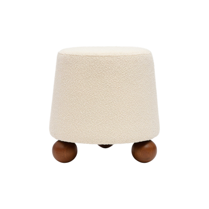 Mell Stool Cream Boucle