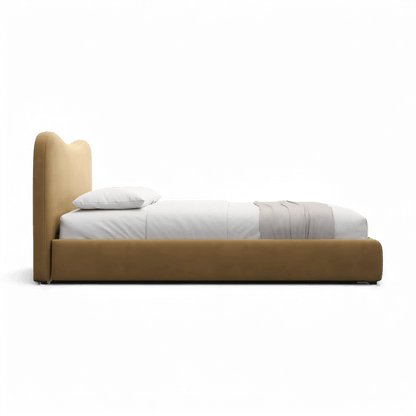 Nido Bed Camel Velvet