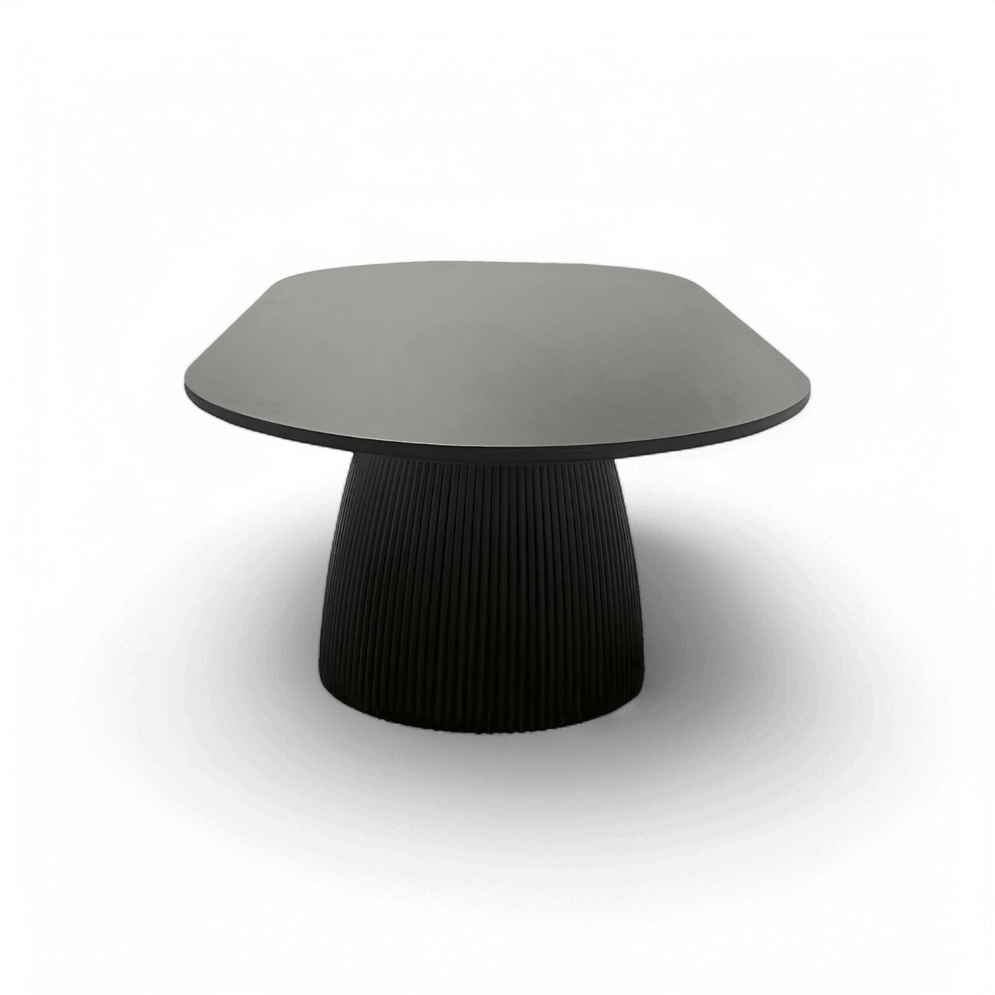 Oxford Rectangular Dining Table Black Wood