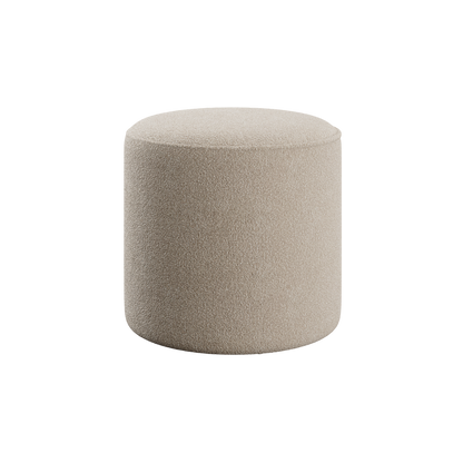 Elora Ottoman Greige Boucle