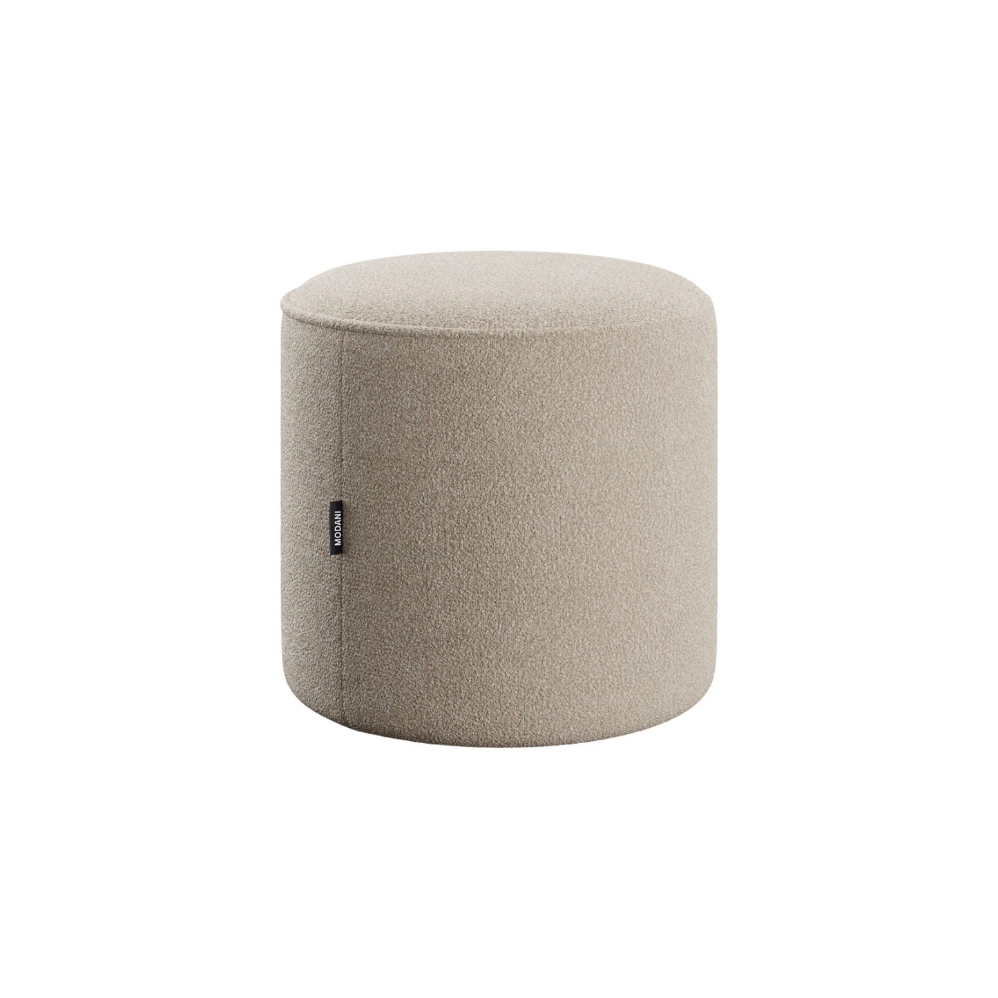 Elora Ottoman Greige Boucle