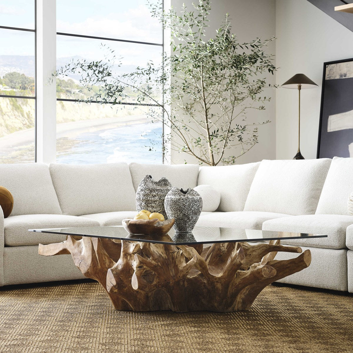 Center Root Coffee Table, 2 Cartons