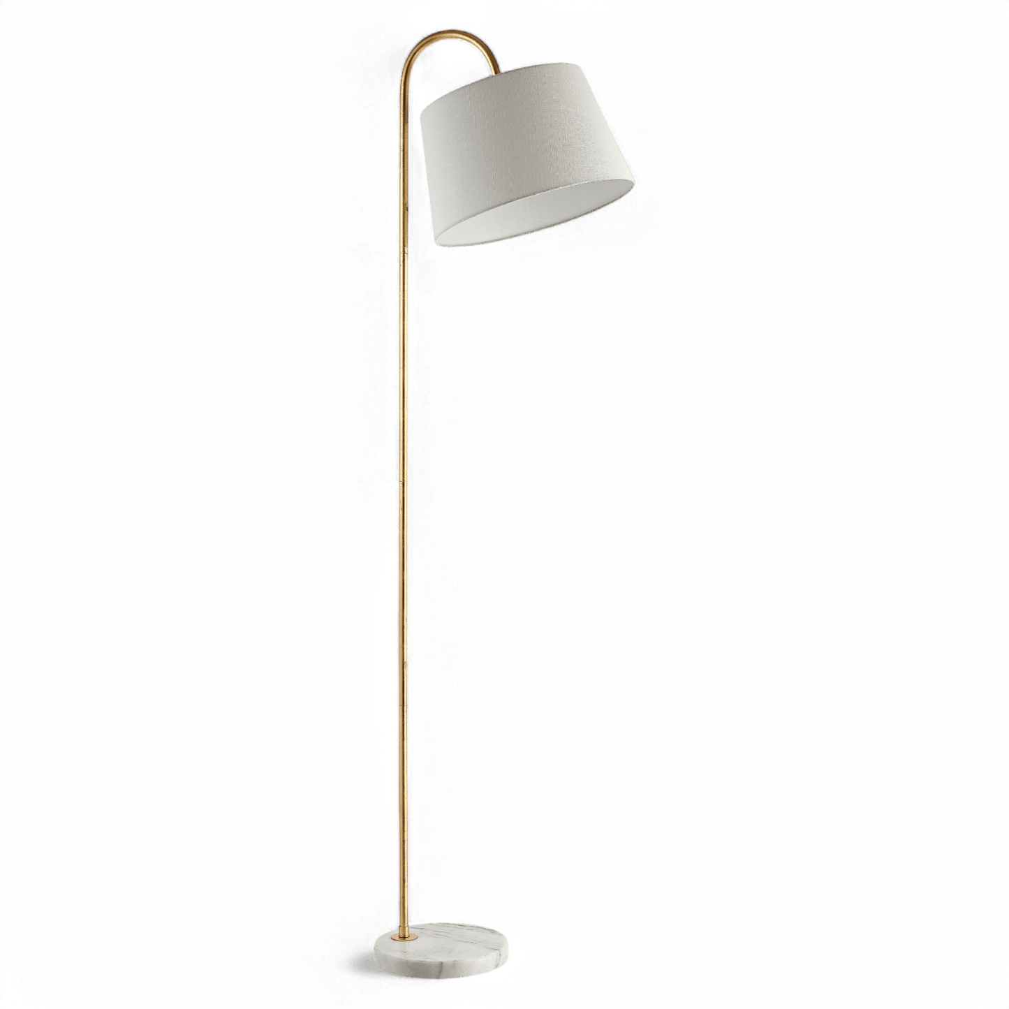 Solis Floor Lamp White & Gold