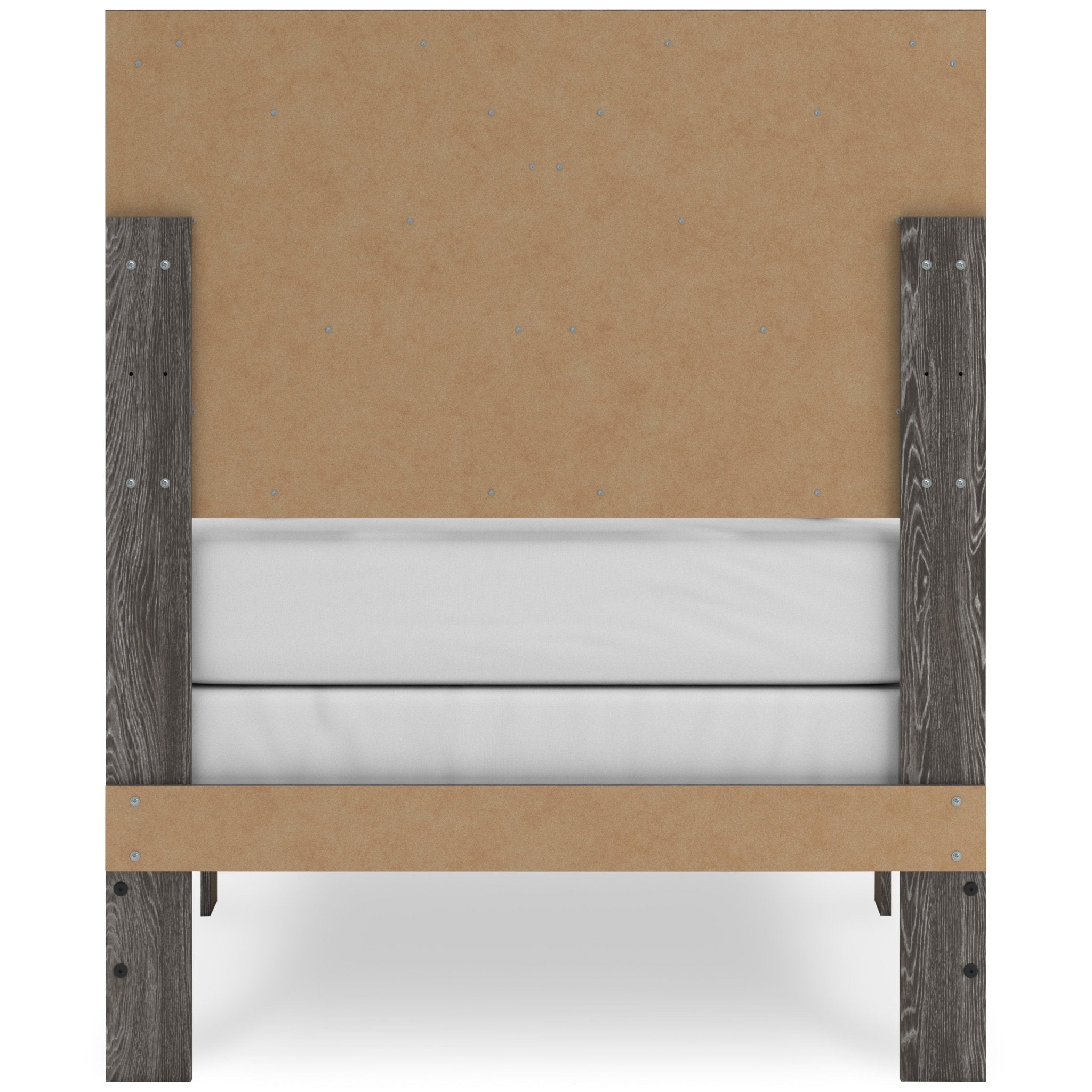 Sylveri Twin Chevron Panel Bed|B4801-TwinBed