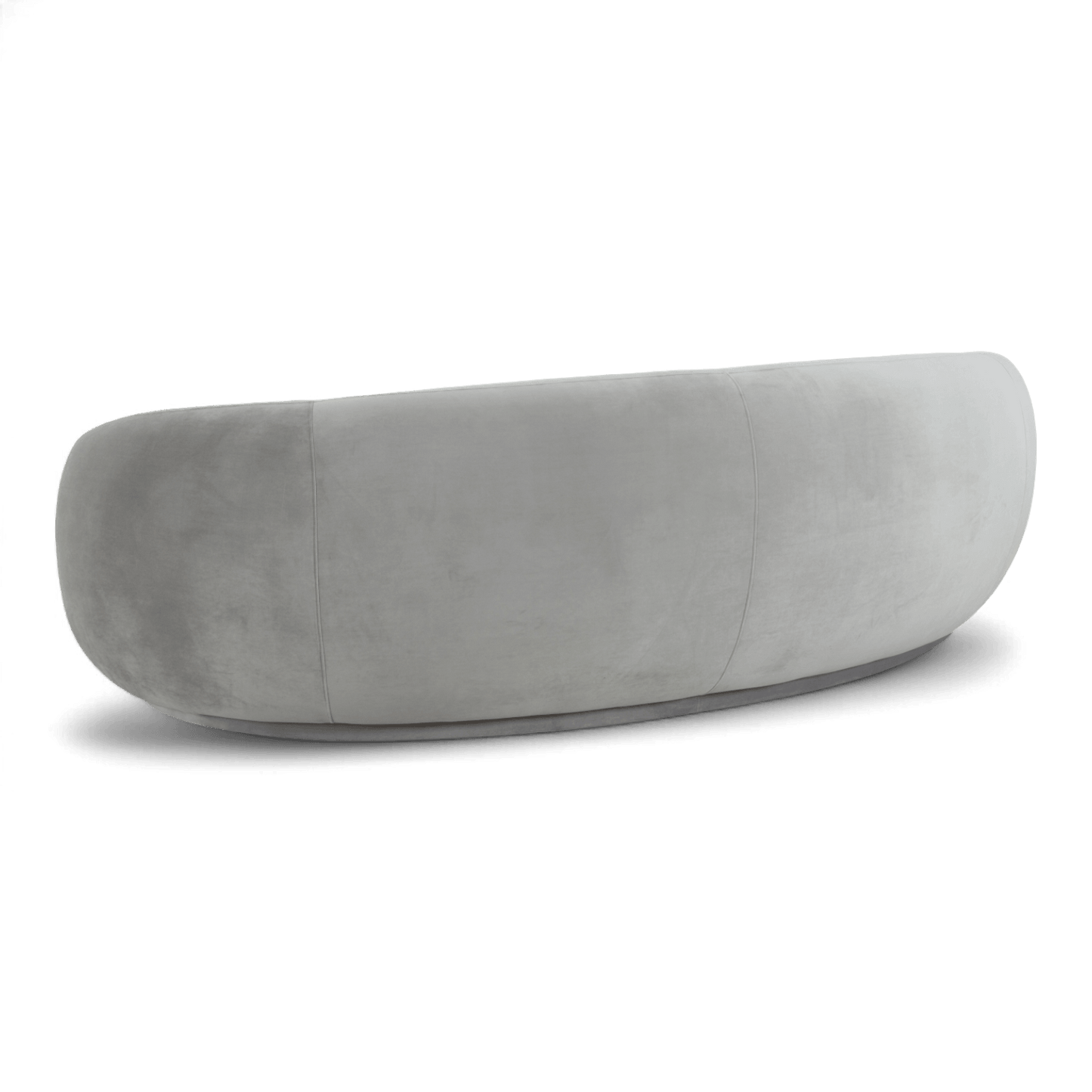 Urbana Light Grey Velvet Sofa