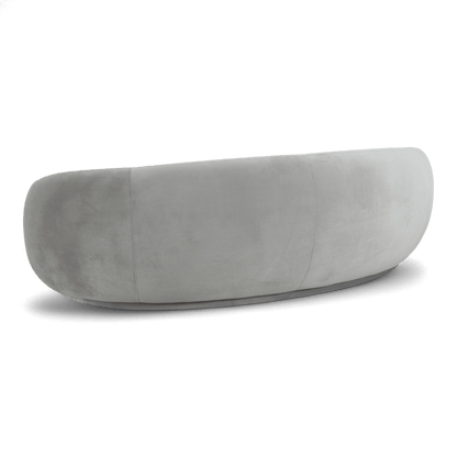 Urbana Light Grey Velvet Sofa