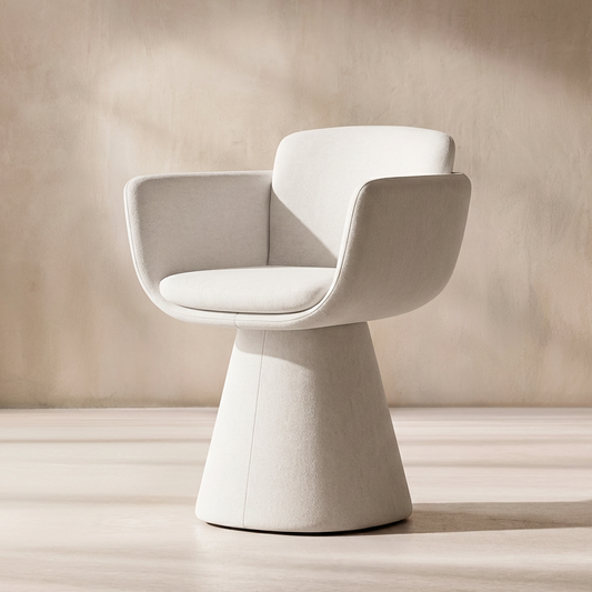 Rune Swivel Dining Chair Beige