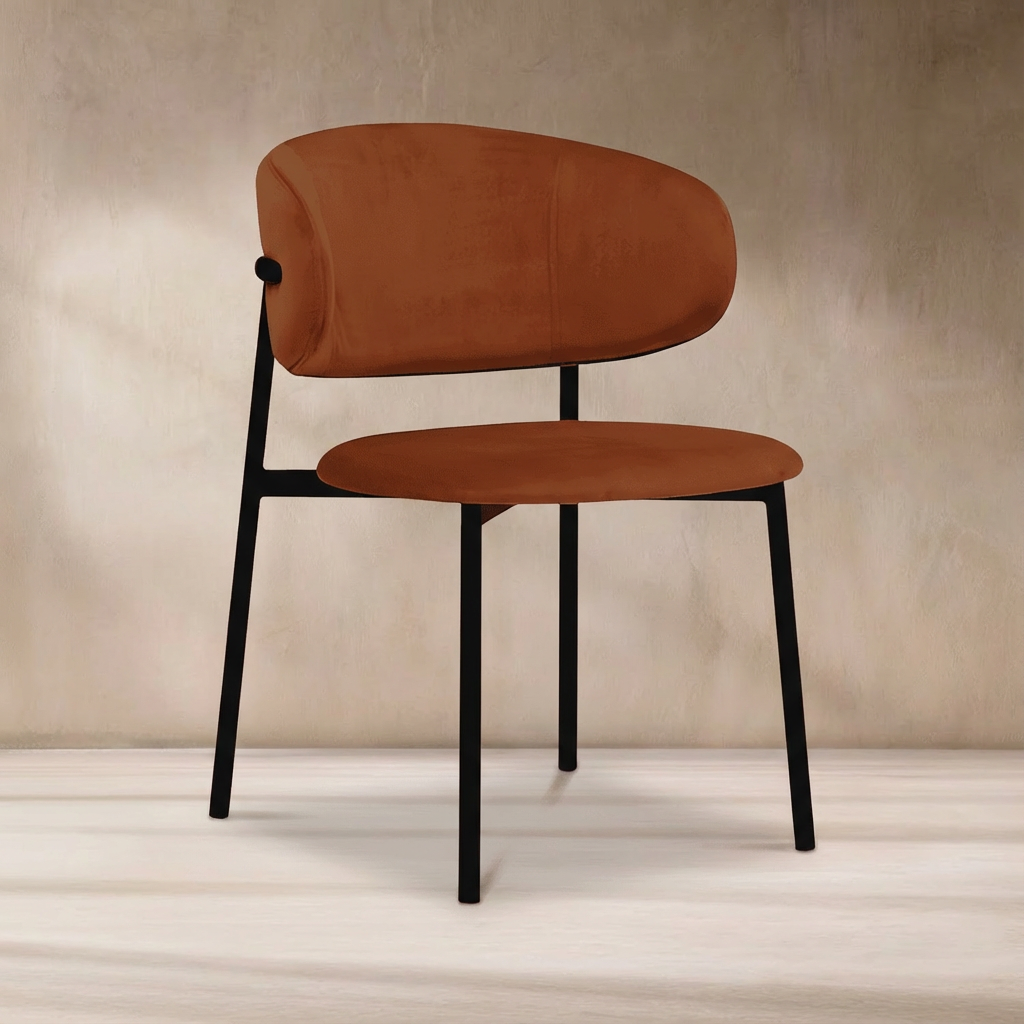 Zoya Dining Chair Terracotta