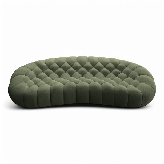 Warby 3 Seater Sofa Green