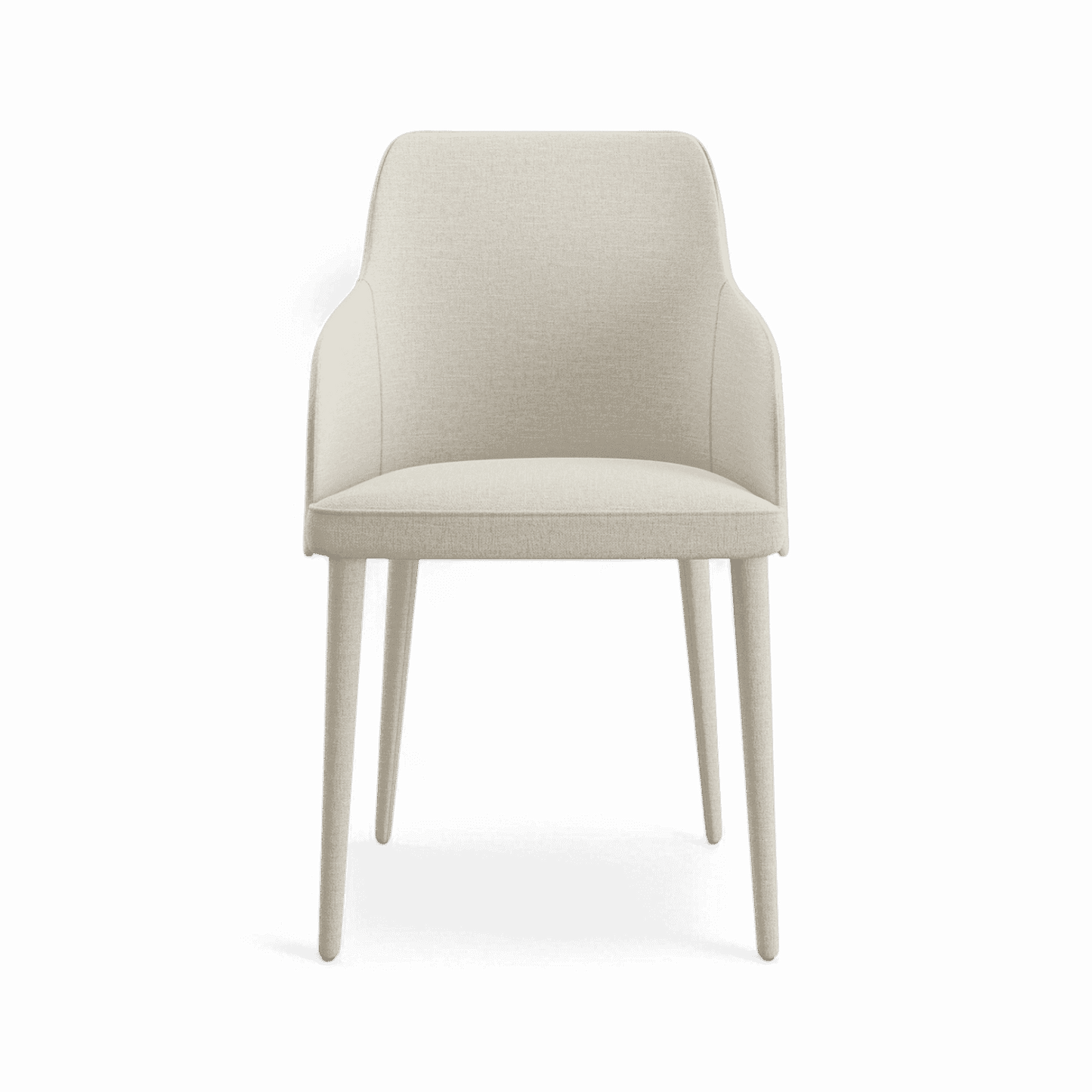 Zeta Dining Chair White Linen