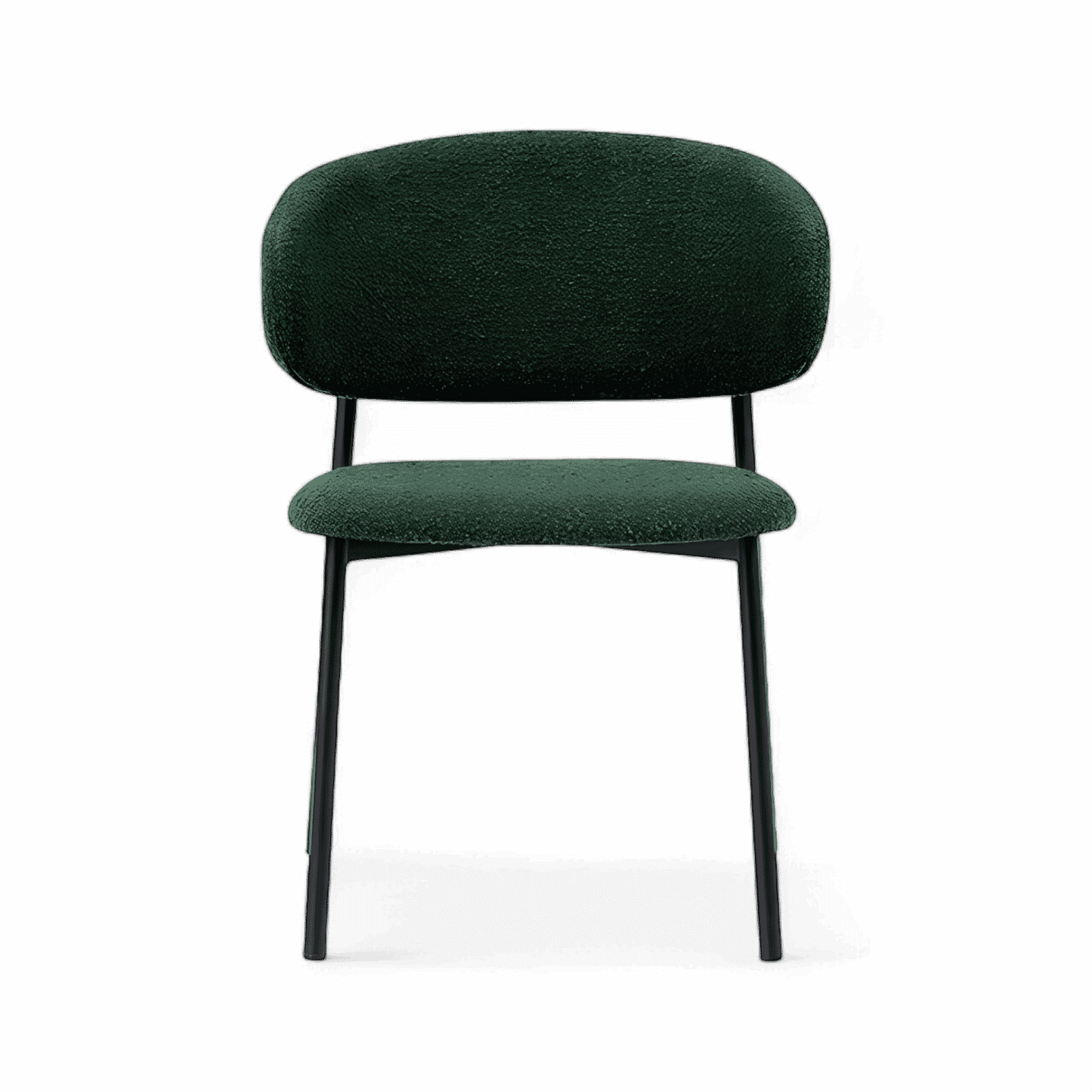 Zoya Dining Chair Green Boucle